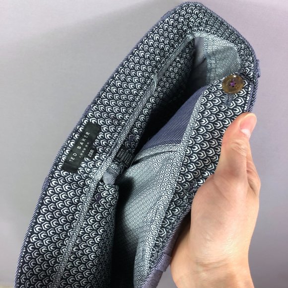 Ted Baker London Slim Fit Chino Sturchi Pants - Picture 9 of 11